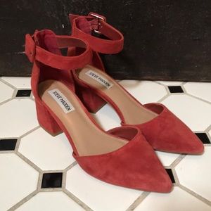 Steve Madden Low Red Heels